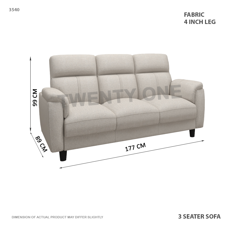 3540 3S  471-2 3S FABRIC SEATER  SOFA 1 C